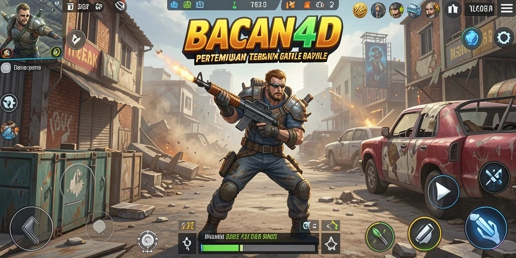 Gameplay mendebarkan dalam pertempuran Battle Royale BACAN4D.
