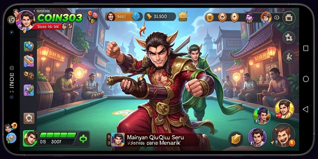 Tampilan gameplay seru di COIN303 dengan grafis menarik.
