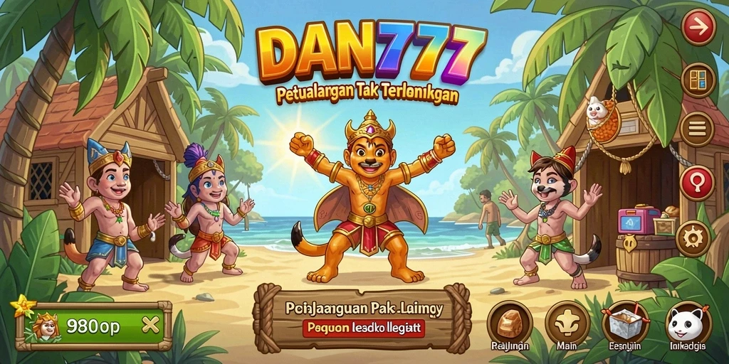 Tampilan gameplay petualangan yang penuh aksi dan tantangan.