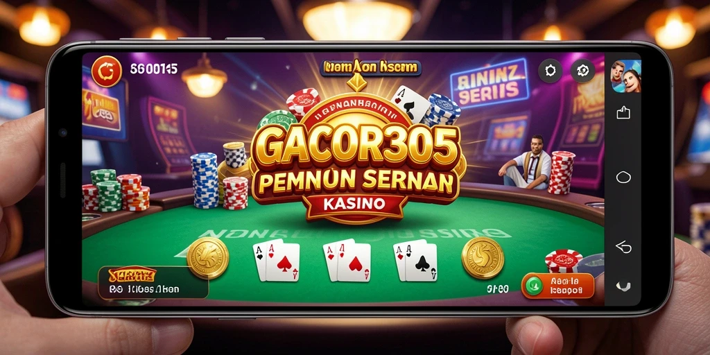 Screenshot gameplay GACOR305 yang menampilkan suasana Kasino yang mengasyikkan.