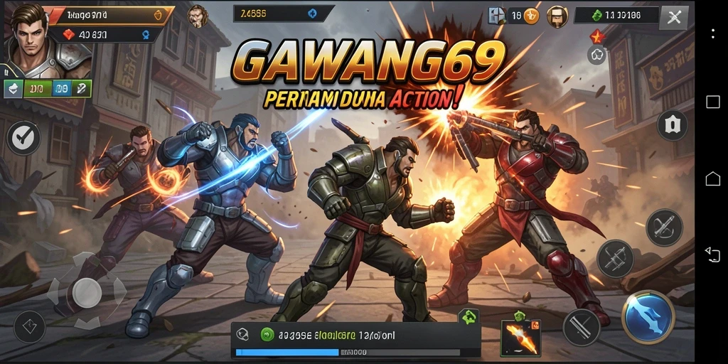 Tampilan gameplay GAWANG69 yang seru dan penuh aksi.