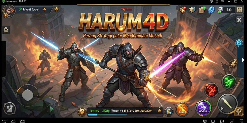 Tampilkan aksi pertempuran yang mendebarkan dalam HARUM4D.