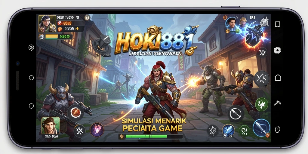 Tampilan gameplay menegangkan dari HOKI8815 yang memukau.