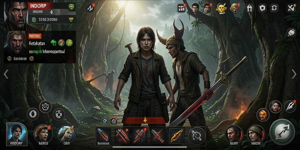 Gameplay menegangkan di INDORP yang penuh dengan ketakutan.