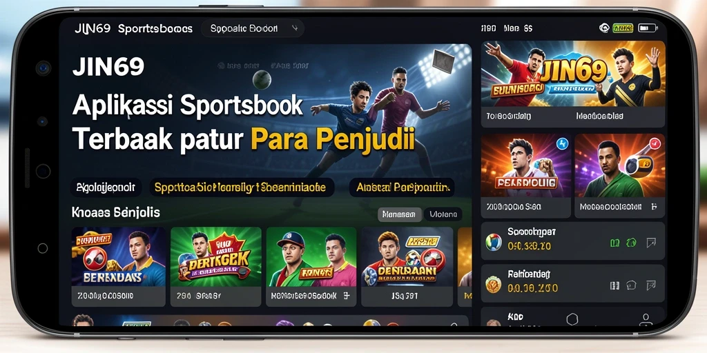 Tampilan gameplay menarik dari aplikasi Sportsbook JIN69.