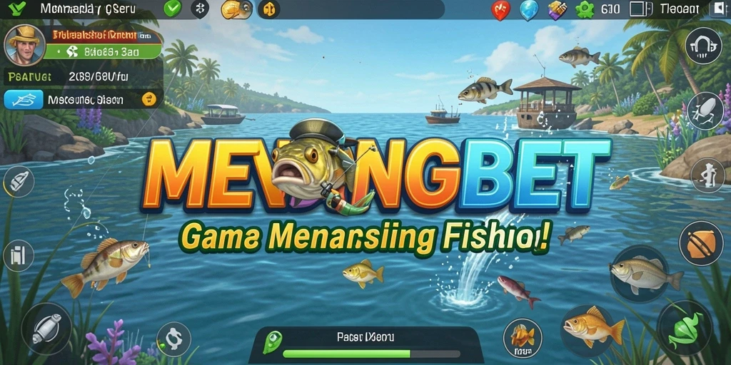 Screenshot menunjukkan gameplay memancing yang menyenangkan di MENANGBET.