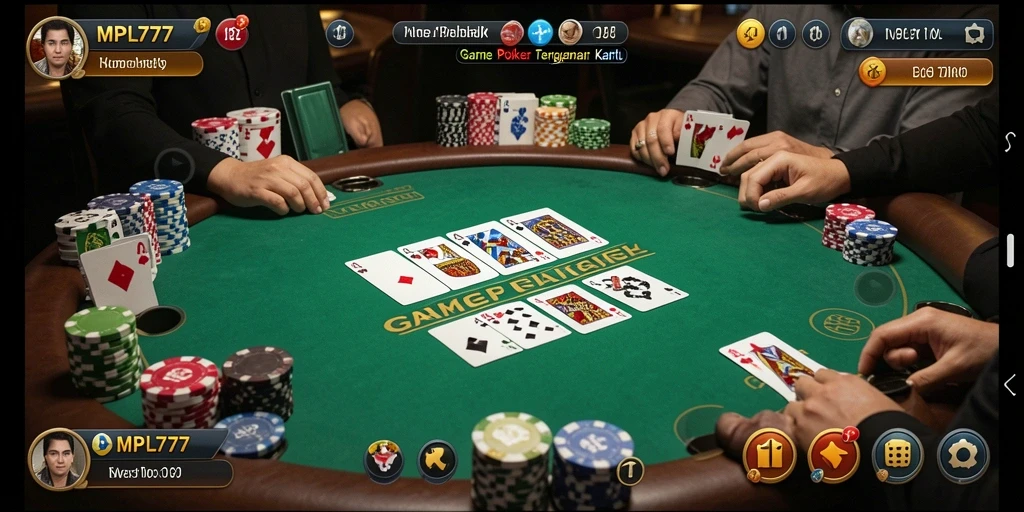 Tampilan gameplay seru di MPL777 dengan pemain yang berkompetisi.