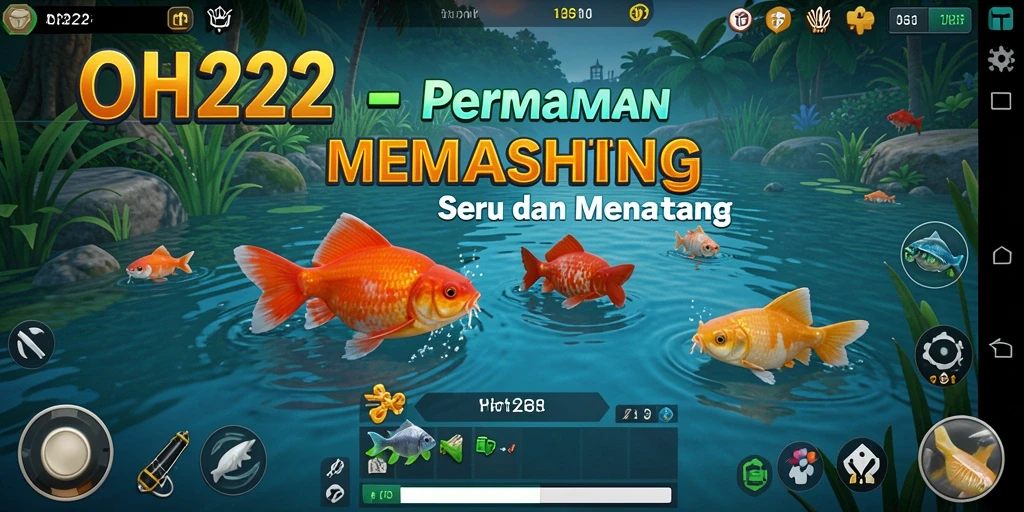 Gameplay memancing yang menarik dan menantang di OH222.
