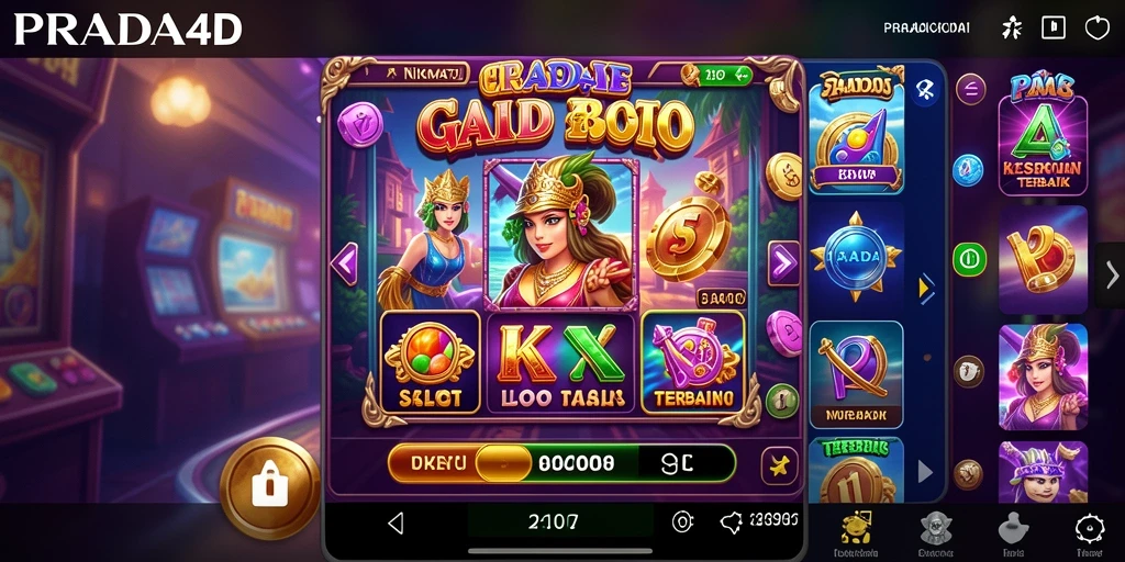 Tampilan menarik dari PRADA4D saat bermain slot.