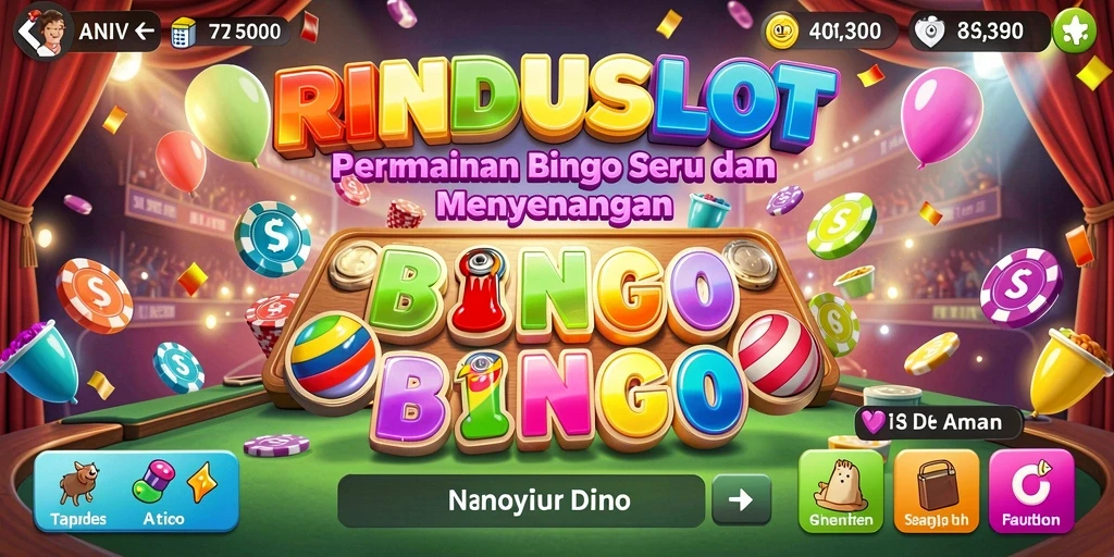 Tampilan gameplay <strong>RINDUSLOT</strong> yang mengasyikkan dan interaktif.