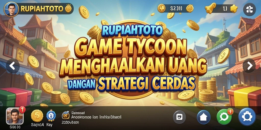 Screenshot utama RUPIAHTOTO menampilkan gameplay Tycoon yang menarik.