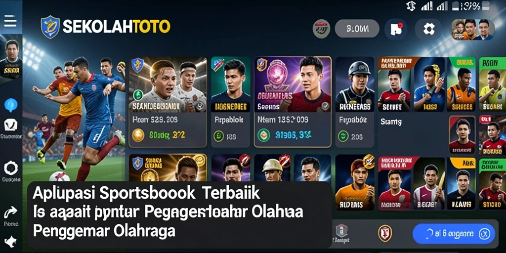 Tampilan gameplay menarik dari aplikasi sportsbook SEKOLAHTOTO.