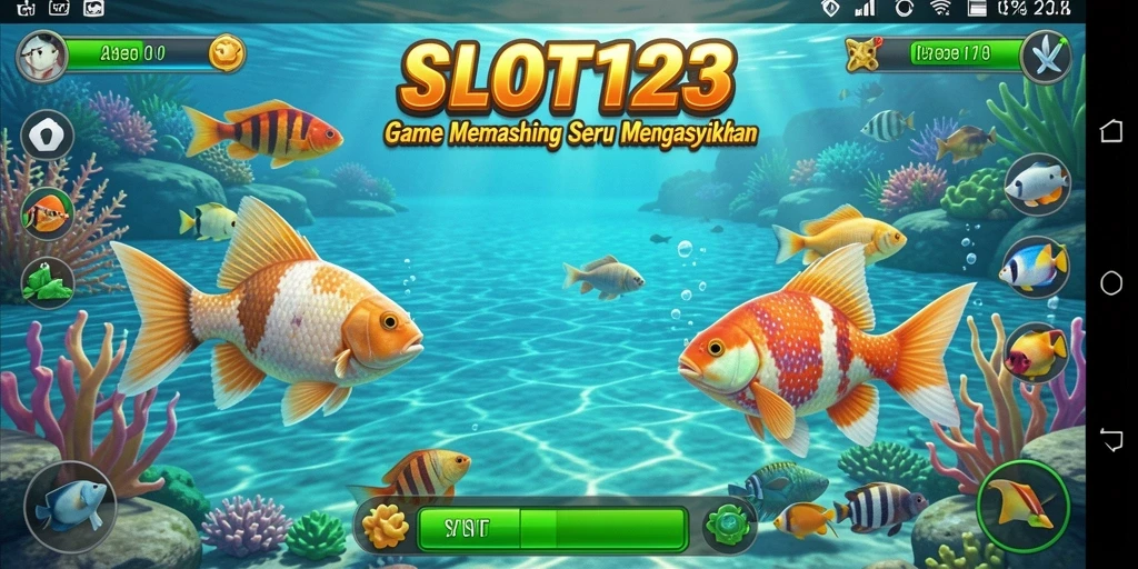 Tangkapan ikan yang menakjubkan dalam game SLOT123.