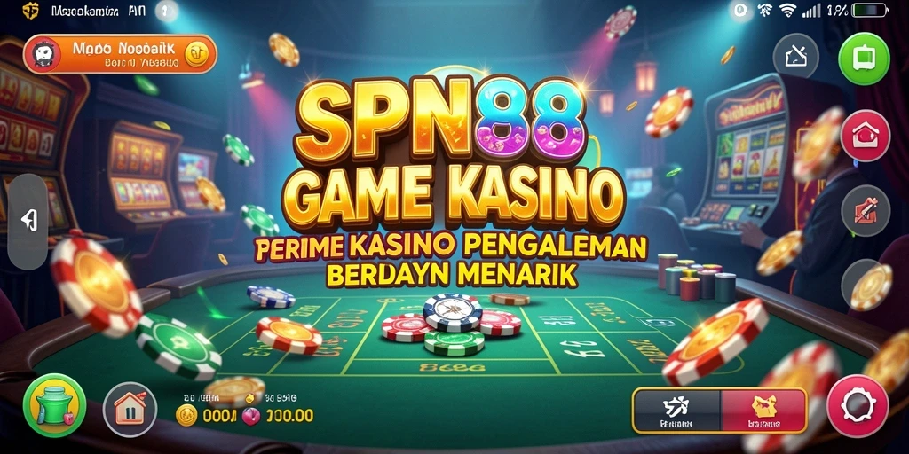 Screenshot SPN88 menampilkan momen seru saat bermain Kasino yang mendebarkan.