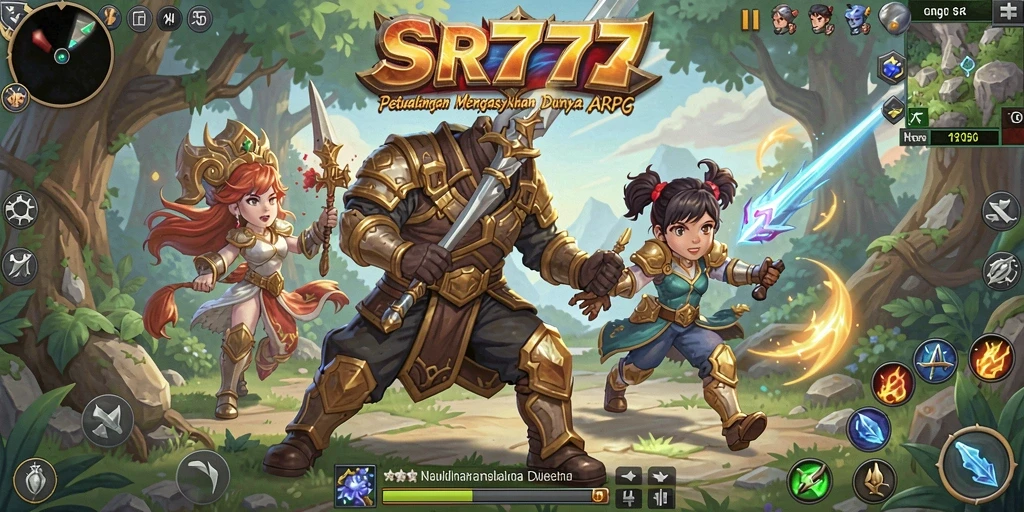 Tampilan gameplay menakjubkan di SR777 dengan aksi seru.