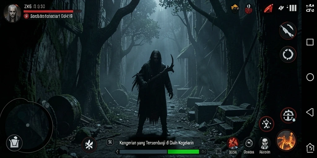 Tampilan gameplay menyeramkan dari ZK6 yang penuh ketegangan.